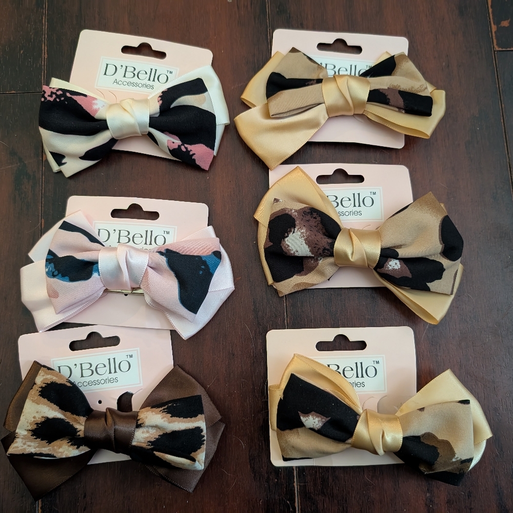 6 New Kids Bow Set - Multicolor